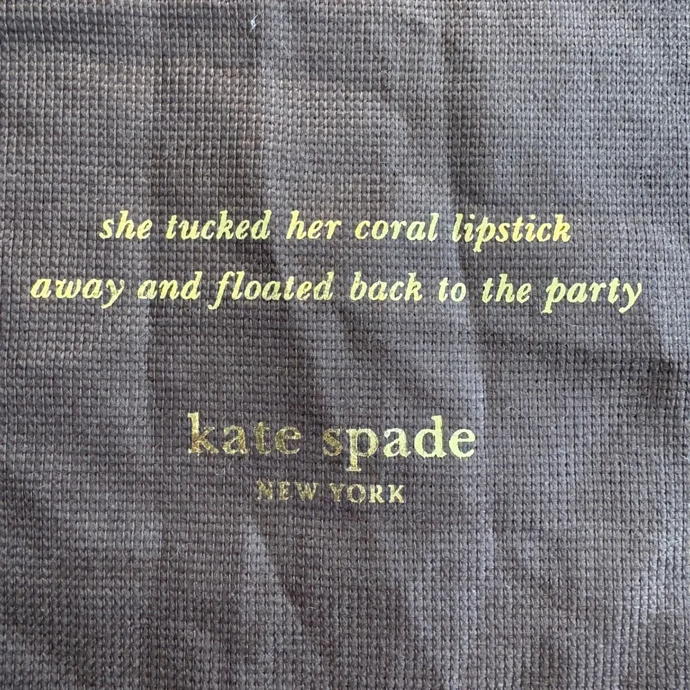 Kate Spade New York Brown Dust Bag‎ Protective Storage Pink Drawstring 27x19